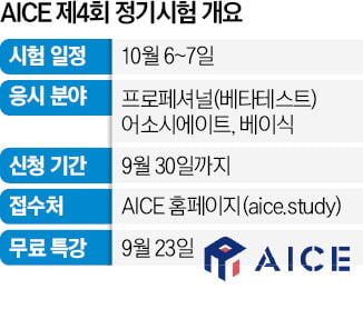 AICE 4회 정기시험 내달 6~7일 개최…이달 30일 접수 마감