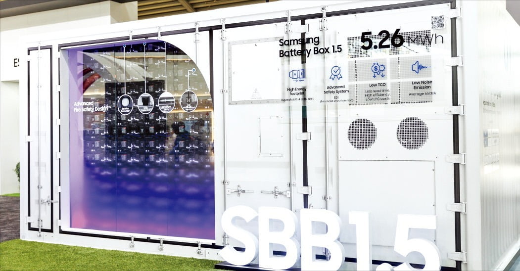삼성SDI가 미국 넥스트에라에너지에 공급할 에너지저장장치(ESS) 배터리 제품인 삼성배터리박스(SBB) 1.5. /삼성SDI 제공 