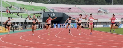 서지현, 개인 최고 11초87로 전국육상 여자 100ｍ 우승